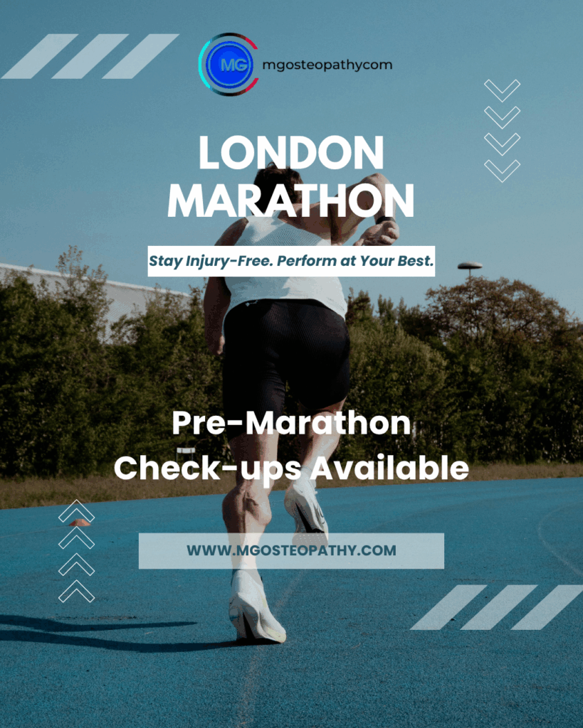 MG Osteopathy London Marathon 2026